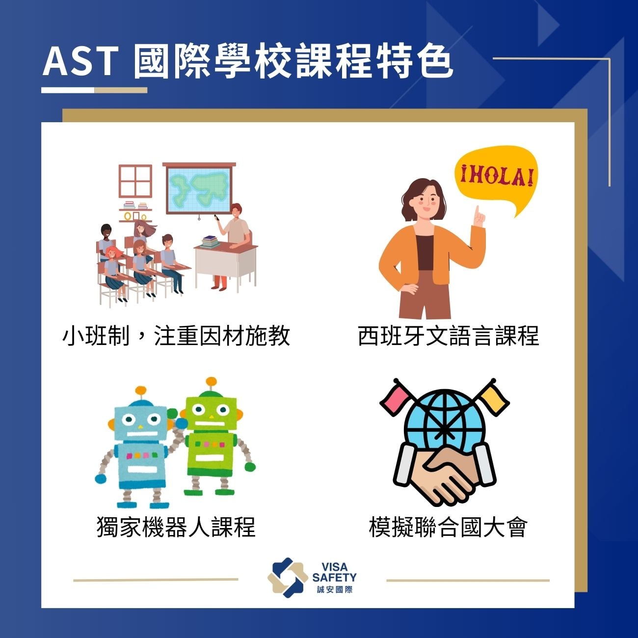 台中美國學校 (AST) American School in Taichung :美式教育體系接軌國際 1 AST 國際學校課程特色